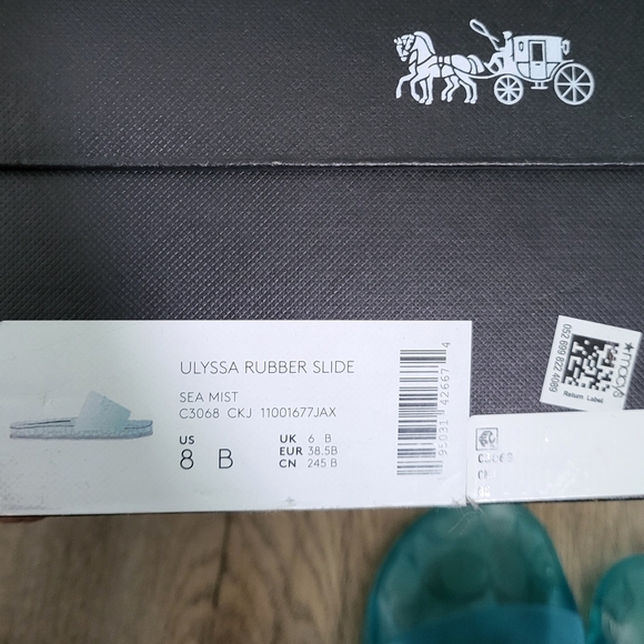 Coach Blue Slide Sandals - Picture 6 of 6